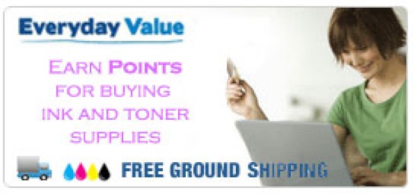 Earn points on ink toner supplies